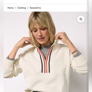 Chelsea half zip sweatshirt size M.